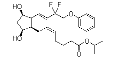 Structure of Tafluprost CAS 209860-87-7
