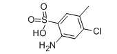 Structure of 2-Amino-4-chloro-5-methylbenzenesulfonic acid CAS 88-51-6