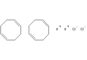 Structure of Chloro(1,5-cyclooctadiene)iridium(I)dimer CAS 12112-67-3