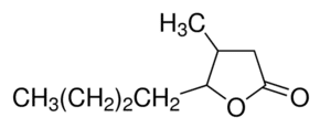 Structure of Methyl Octalactone CAS 39212-23-2