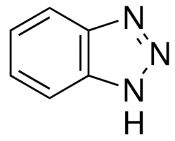 Structure of 1,2,3-Benzotriazole CAS 95-14-7
