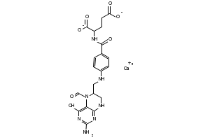 Structure of Calcium levofolinate CAS 80433-71-2