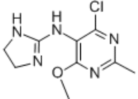 Structure of Moxonidine CAS 75438-57-2