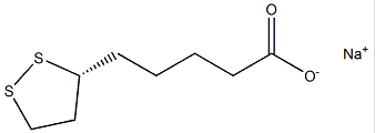 Structure of R-alpha-Lipoic acid sodium CAS 176110-81-9