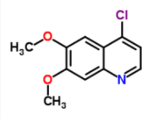 Structure of 4-Chloro-6,7-Dimethoxyquinoline CAS 35654-56-9