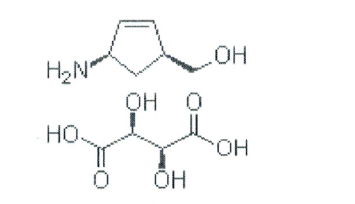 Structure of (1S,4R)-(4-Aminocyclopent-2-enyl)methanol hydrochloride CAS 168960-19-8
