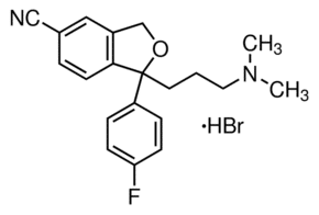 Structure of Citalopram Hydrobromide CAS 59729-32-7