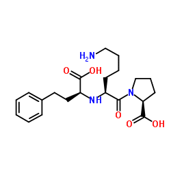 Structure of Lisinopril CAS 76547-98-3