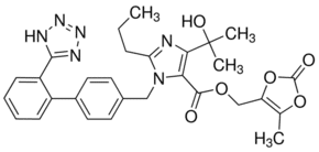 Structure of Olmesartan Medoxomil CAS 144689-63-4