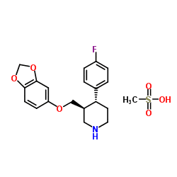 Structure of Paroxetine mesylate CAS 217797-14-3