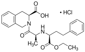 Structure of Quinapril Hydrochloride CAS 82586-55-8