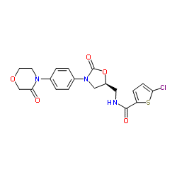 Structure of Rivaroxaban CAS 366789-02-8