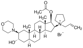 Structure of Rocuronium bromide CAS 119302-91-9