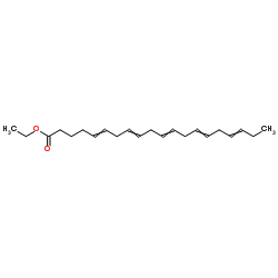 Structure of cis-5,8,11,14,17-Eicosapentaenoic acid ethyl ester CAS 73310-10-8 or 86227-47-6