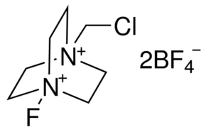 Structure of 1-Chloromethyl-4-fluoro-1,4-diazoniabicyclo[2.2.2]octanebis(tetrafluoroborate) CAS 140681-55-6