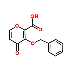 Structure of 3-(Benzyloxy)-4-oxo-4h-pyran-2-carboxylic acid CAS 119736-16-2