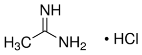 Structure of Acetamidine Hydrochloride CAS 124-42-5