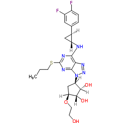Structure of Ticagrelor CAS 274693-27-5
