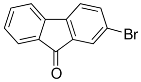 Structure of 2-Bromo-9-fluorenone CAS 3096-56-8
