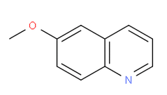 Structure of 6-Methoxyquinoline CAS 5263-87-6