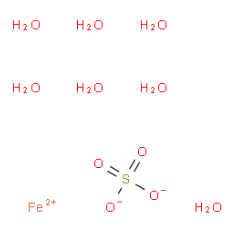 Structure of Ferrous Sulphate Heptahydrate CAS 7782-63-0