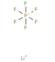 Structure of LiPF6 CAS 21324-40-3