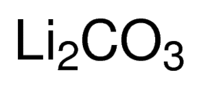 Structure of Lithium Carbonate (LC) CAS 554-13-2