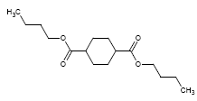 Structure of 1α,4β-Cyclohexanedicarboxylic acid dibutyl ester CAS 93158-39-5
