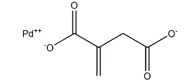 Structure of Palladium(2+) 2-methylenesuccinate CAS 1151654-51-1