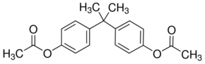 Structure of Bisphenol A diacetate CAS 10192-62-8