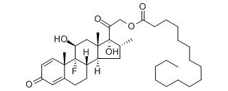 Structure of Dexamethasone palmitate CAS 14899-36-6