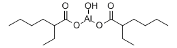 Structure of Aluminium Octoate CAS 30745-55-2