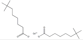 Structure of Cobalt(II) neocaprate CAS 10139-54-5