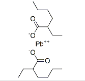 Structure of Copper Octoate CAS 301-08-6