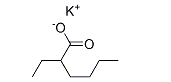 Structure of Potassium Octoate CAS 3164-85-0