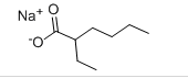 Structure of Sodium Octoat CAS 19766-89-3