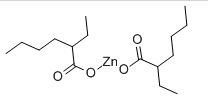 Structure of Zinc Octoate CAS 136-53-8
