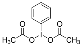 Stucture of Iodobenzene Diacetate CAS 3240-34-4