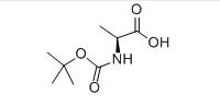 Structure of Boc-Ala-OH CAS 15761-38-3