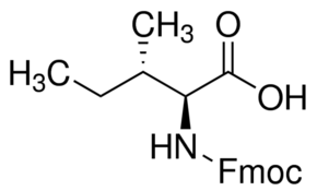 Structure of Fmoc-Ile-OH CAS 71989-23-6