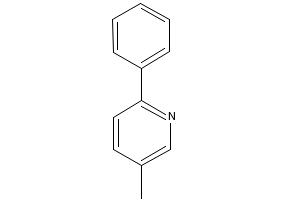 Structure of 5-Methyl-2-phenylpyridine CAS 27012-22-2