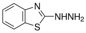 Structure of Benzothiazol-2-ylhydrazine CAS 615-21-4