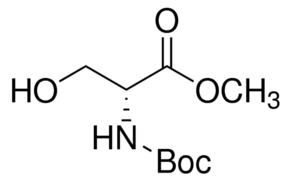 Structure of Boc-D-Ser-OMe CAS 95715-85-8