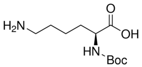 Structure of Boc-Lys-OH CAS 13734-28-6