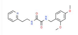 Structure of N1-2,4-dimethoxybenzyl-N2-2-pyridin-2-ylethyloxalamide CAS 745047-53-4