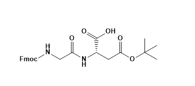 Structure of Fmoc-Gly-Asp(OtBu)-OH CAS PNA-2726