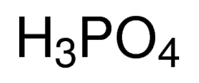 Structure of Phosphoric acid CAS 7664-38-2