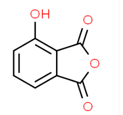 Structure of 3-HYDROXYPHTHALIC ANHYDRIDE CAS 37418-88-5