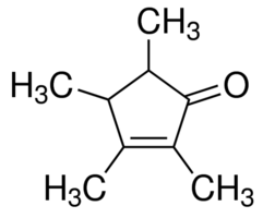 Structure of 2,3,4,5-Tetramethyl-2-cyclopentenone CAS 54458-61-6