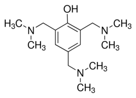 Structure of 2,4,6-Tris(dimethylaminomethyl)phenol CAS 90-72-2